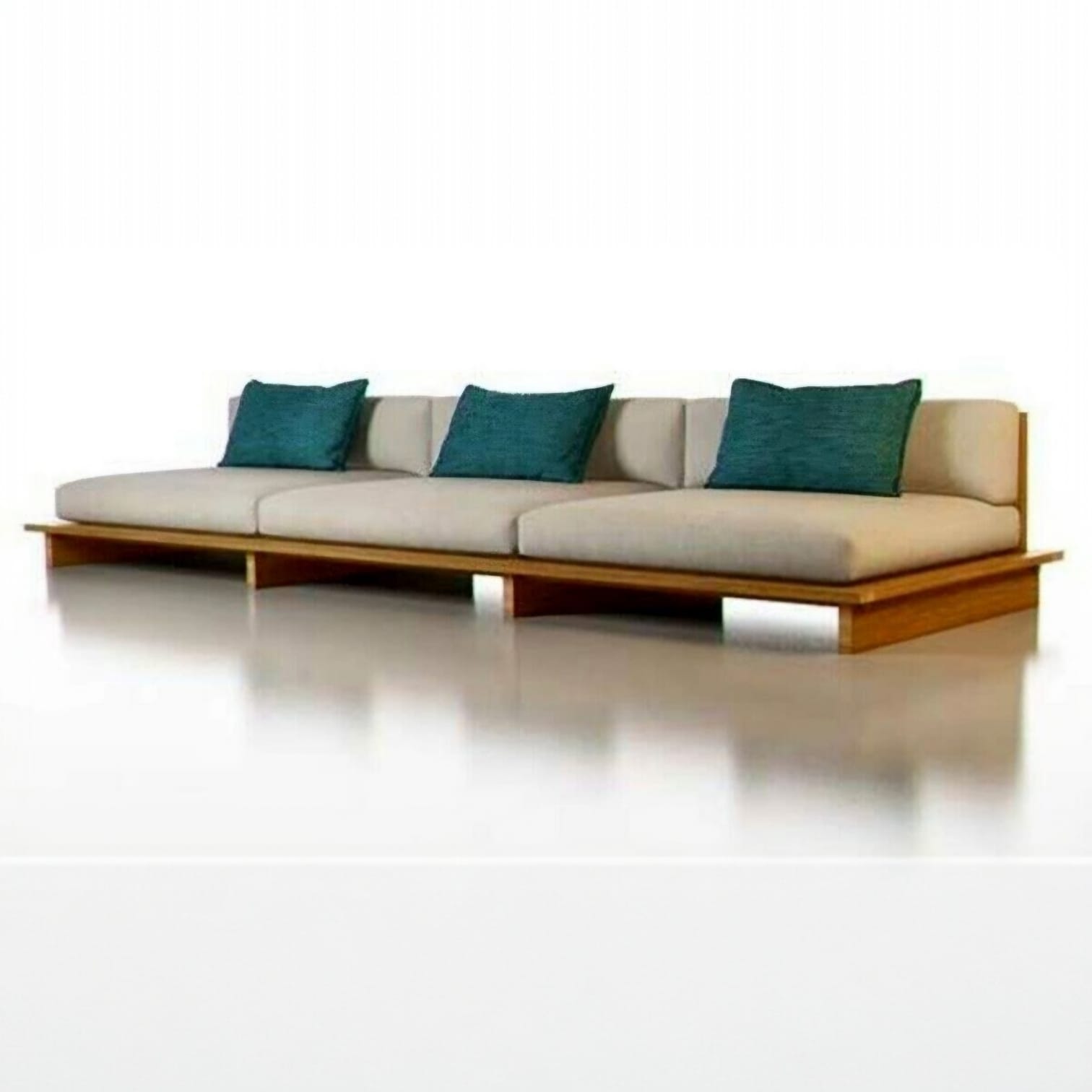 Ahşap Bahçe Teras Yatak Koltuk - Görsel 2