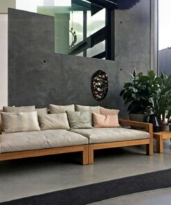 Ahşap Bahçe Teras Balkon Yatağı Koltuk