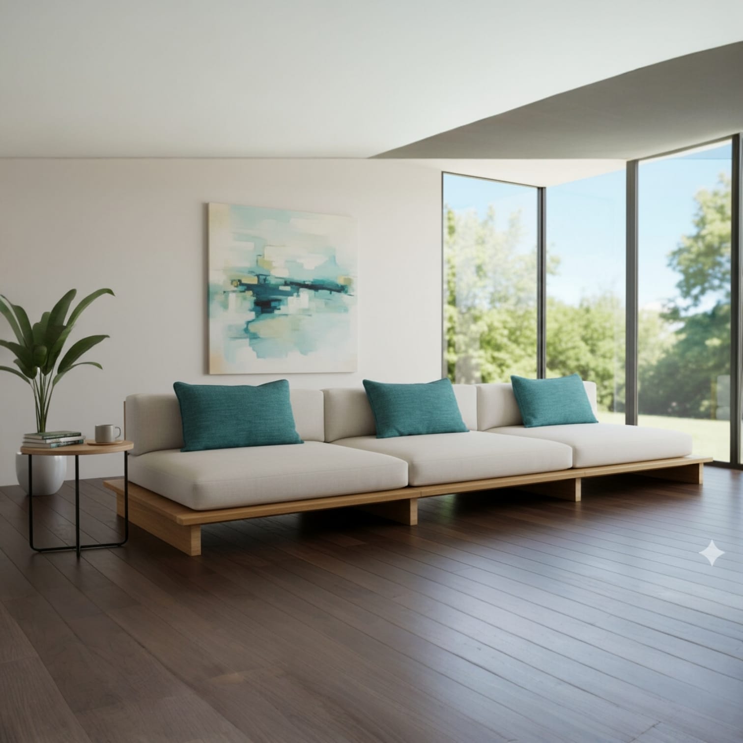 Ahşap Bahçe Teras Yatak Koltuk