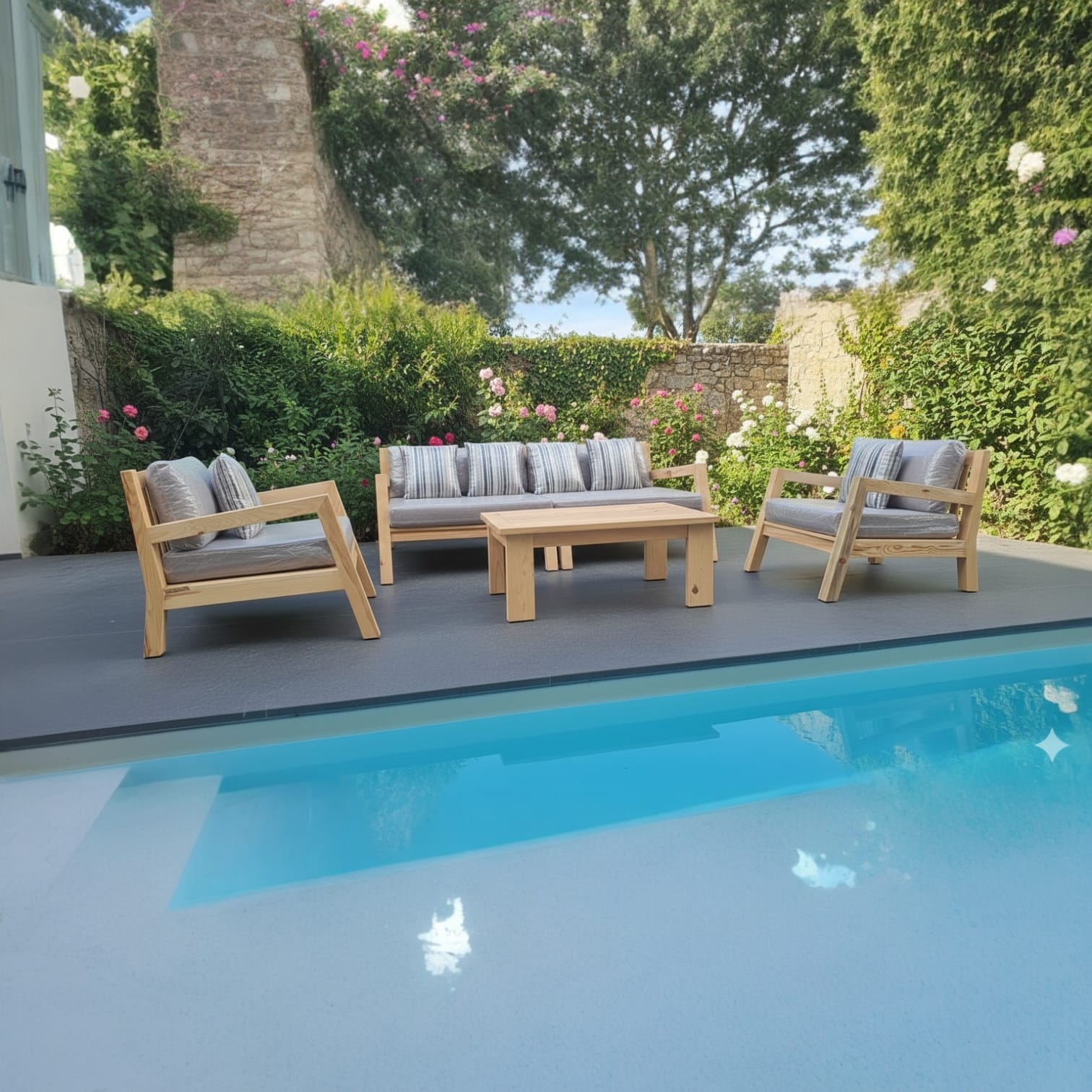 VARGAS AHŞAP OTURMA GRUBU