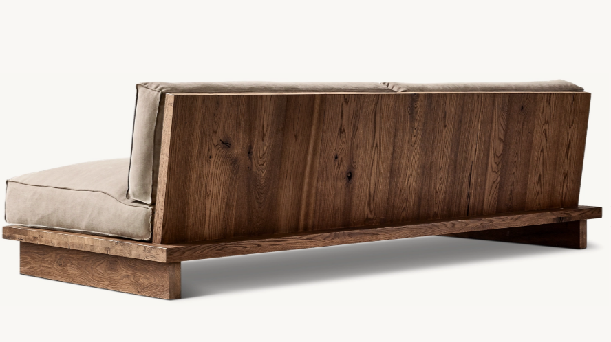 AHŞAP İKİLİ KOLTUK ÇINAR - Görsel 3