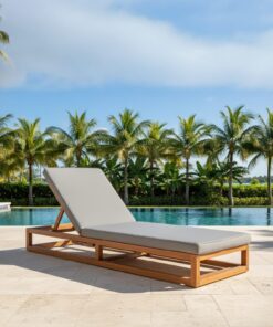 Ahşap Prizma Şezlong